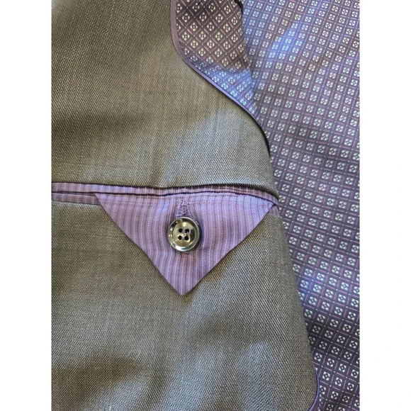 Ted Baker suit set 100% wool jacket 42R pants and blazer - Picture 9 of 12